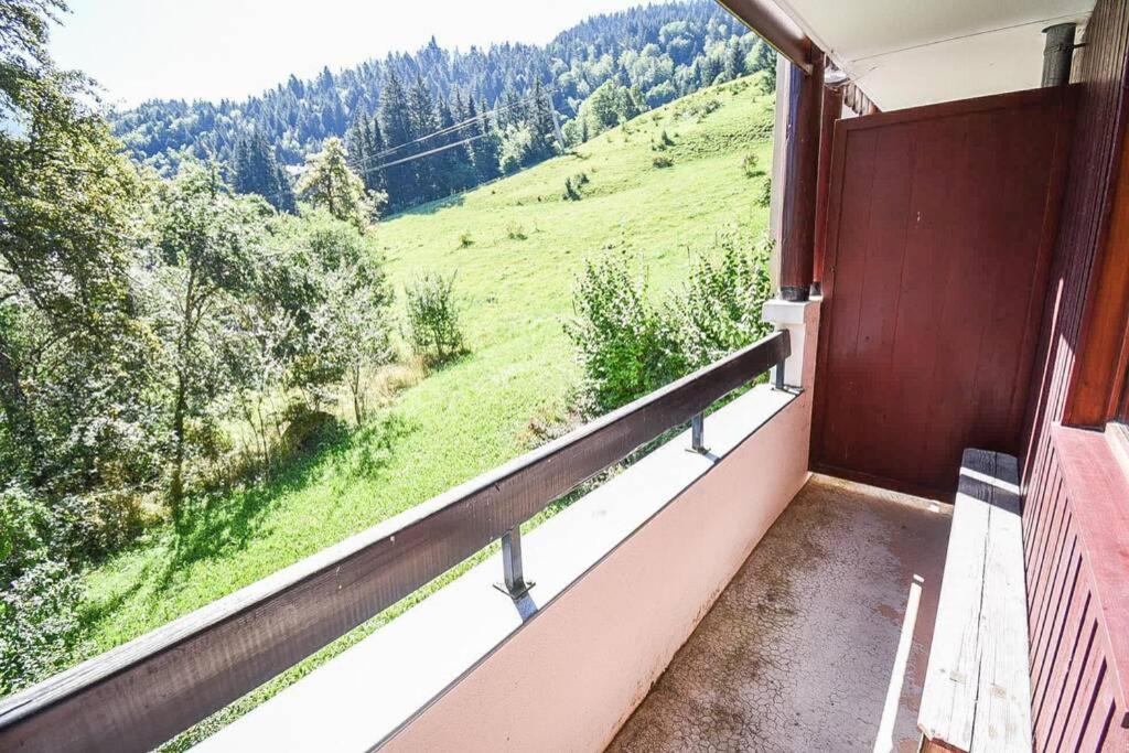 Les Cimes, Chaleureux Studio 4 Pers, 50M Du Telecabine, Vue Degagee Sur Les Pistes, Draps Non Compris Saint-Jean-dʼAulps Exteriör bild