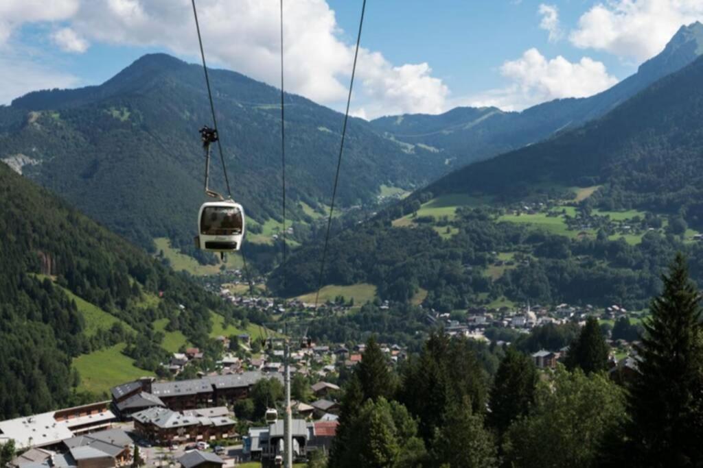 Les Cimes, Chaleureux Studio 4 Pers, 50M Du Telecabine, Vue Degagee Sur Les Pistes, Draps Non Compris Saint-Jean-dʼAulps Exteriör bild
