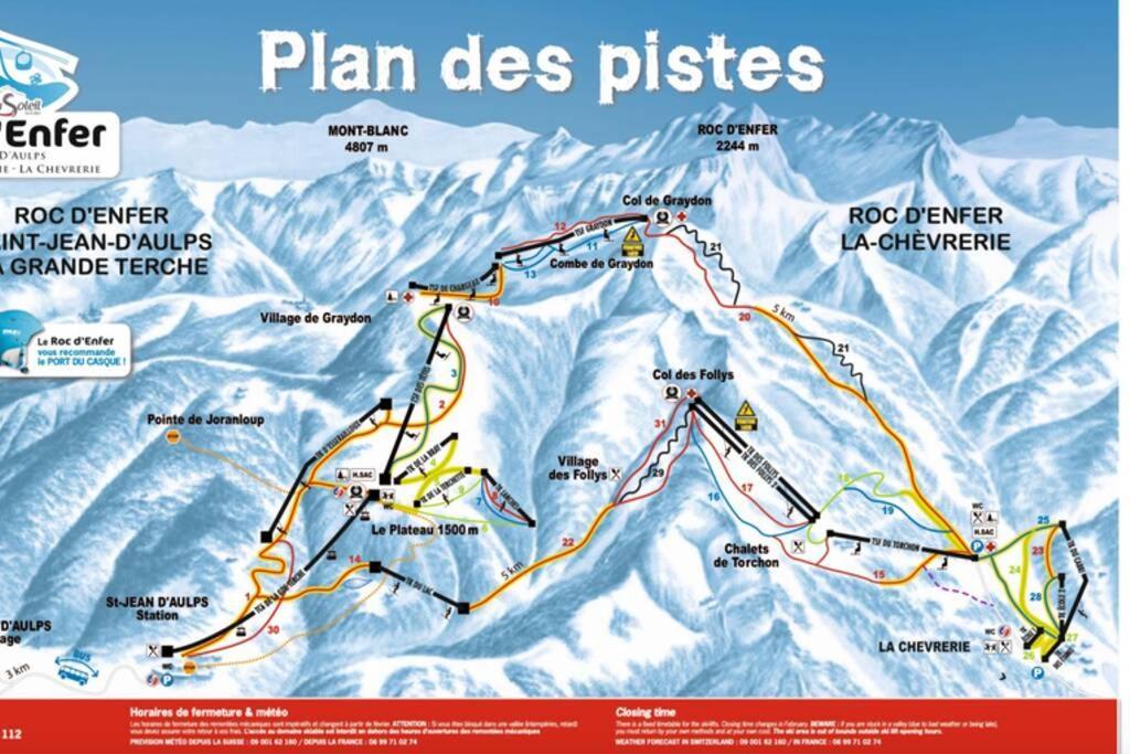 Les Cimes, Chaleureux Studio 4 Pers, 50M Du Telecabine, Vue Degagee Sur Les Pistes, Draps Non Compris Saint-Jean-dʼAulps Exteriör bild
